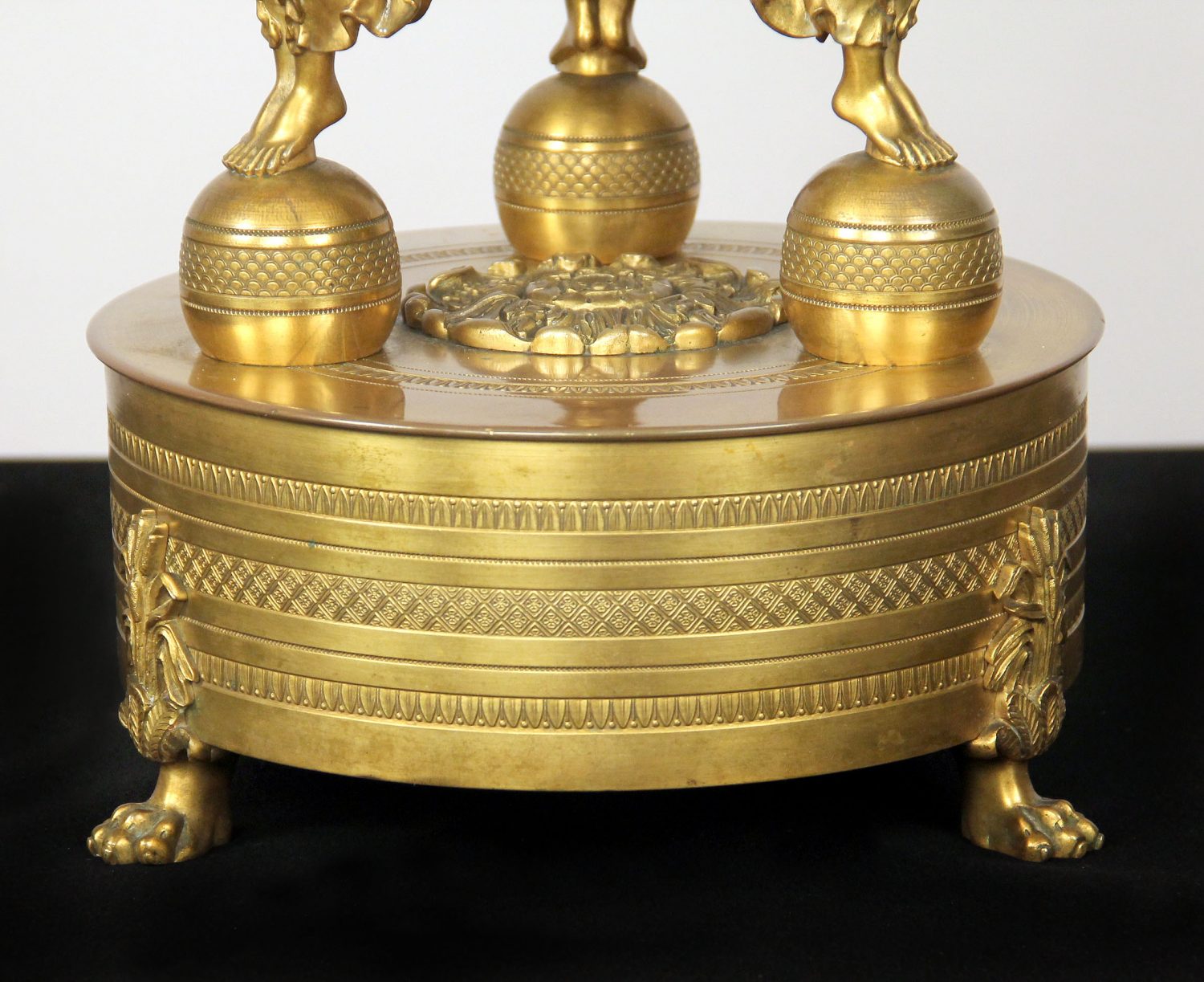 A Wonderful Late 19th Century Gilt Bronze and Crystal Empire Style Centerpiece - Image 4