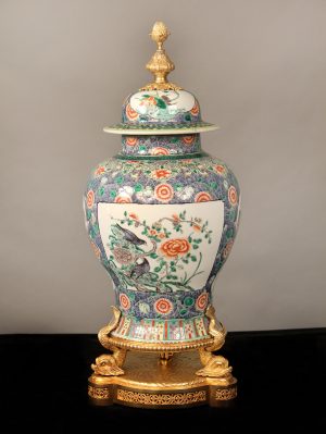 A Great Quality Late 19th Century French Gilt Bronze Mounted Chinese Porcelain Vase