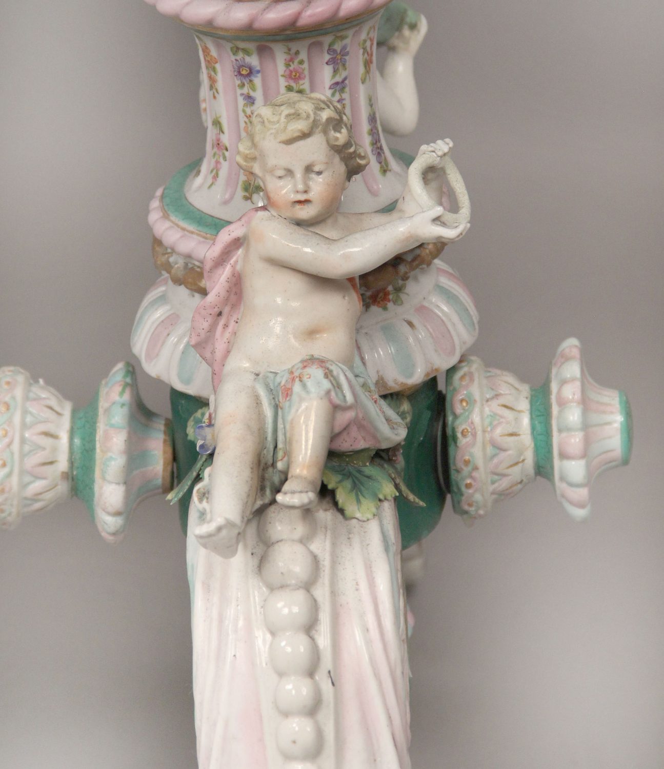 A Lovely Late 19th Century Gilt Bronze Mounted German K.P.M. Porcelain Desk - Image 9