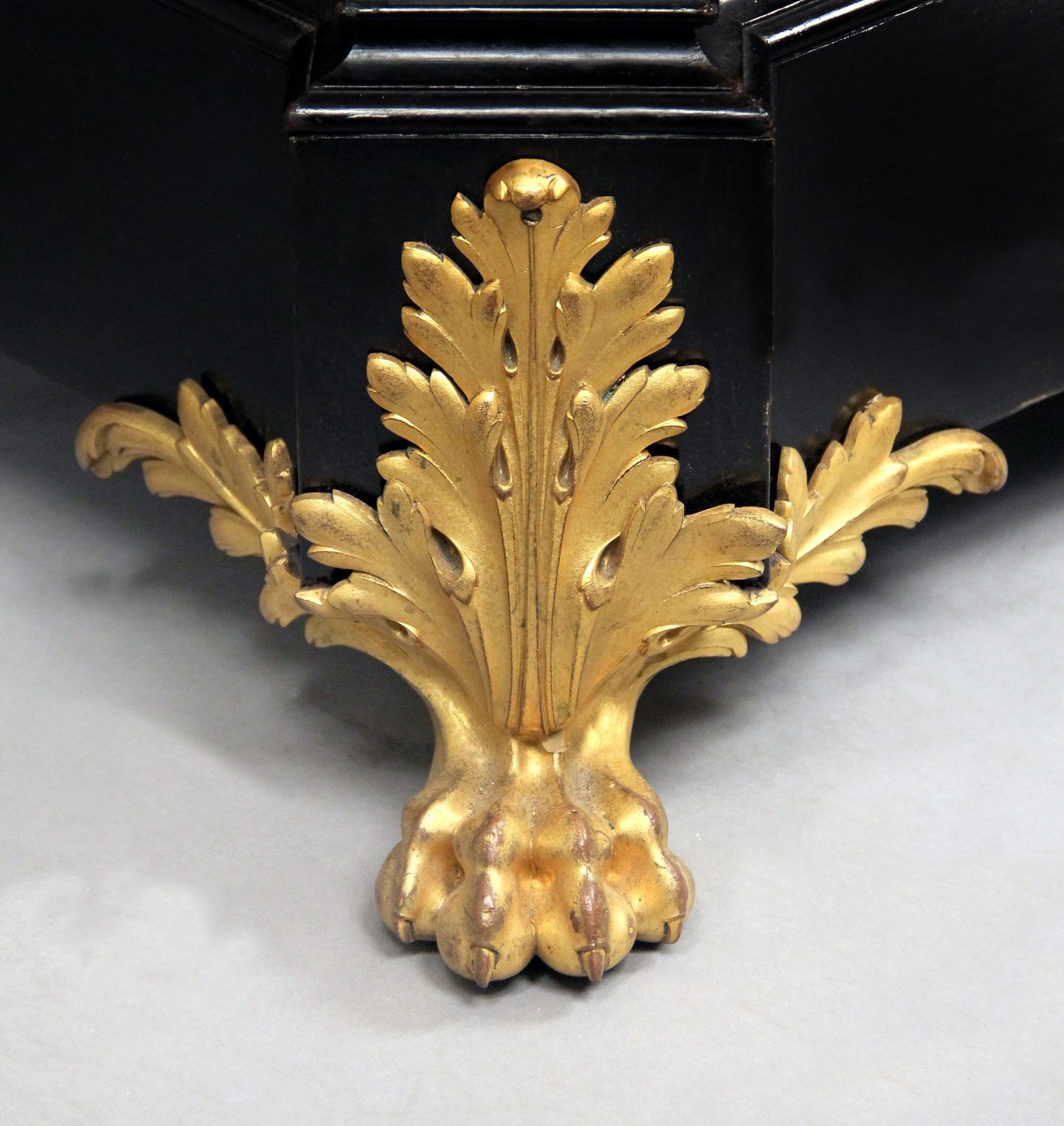 A Wonderful Late 19th Century Napoleon III Gilt Bronze Mounted Carved Ebonized Cabinet By Lanneau - Image 5