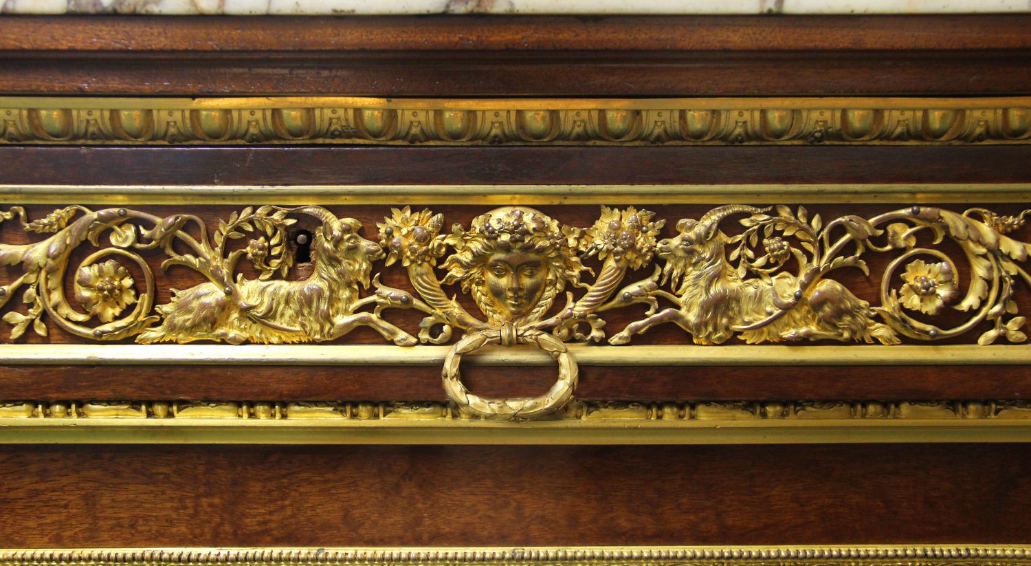 An Important Late 19th Century Louis XVI Style Gilt Bronze Mounted Cabinet / Server By Maison Grimard - Image 4
