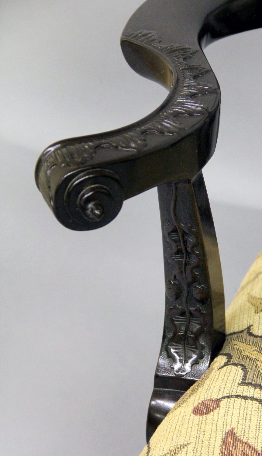 A Fine Set of Ten Late 19th Century Chippendale Style Dining Chairs - Image 8