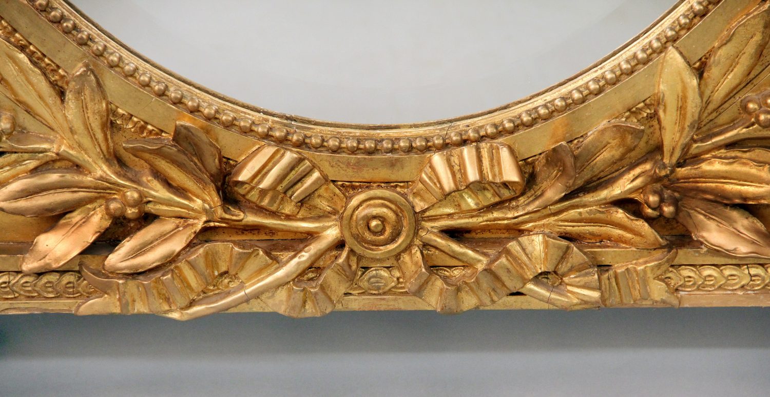 A Very Fine Late 19th Century Napoleon III Hand Carved Giltwood Mirror - Image 4