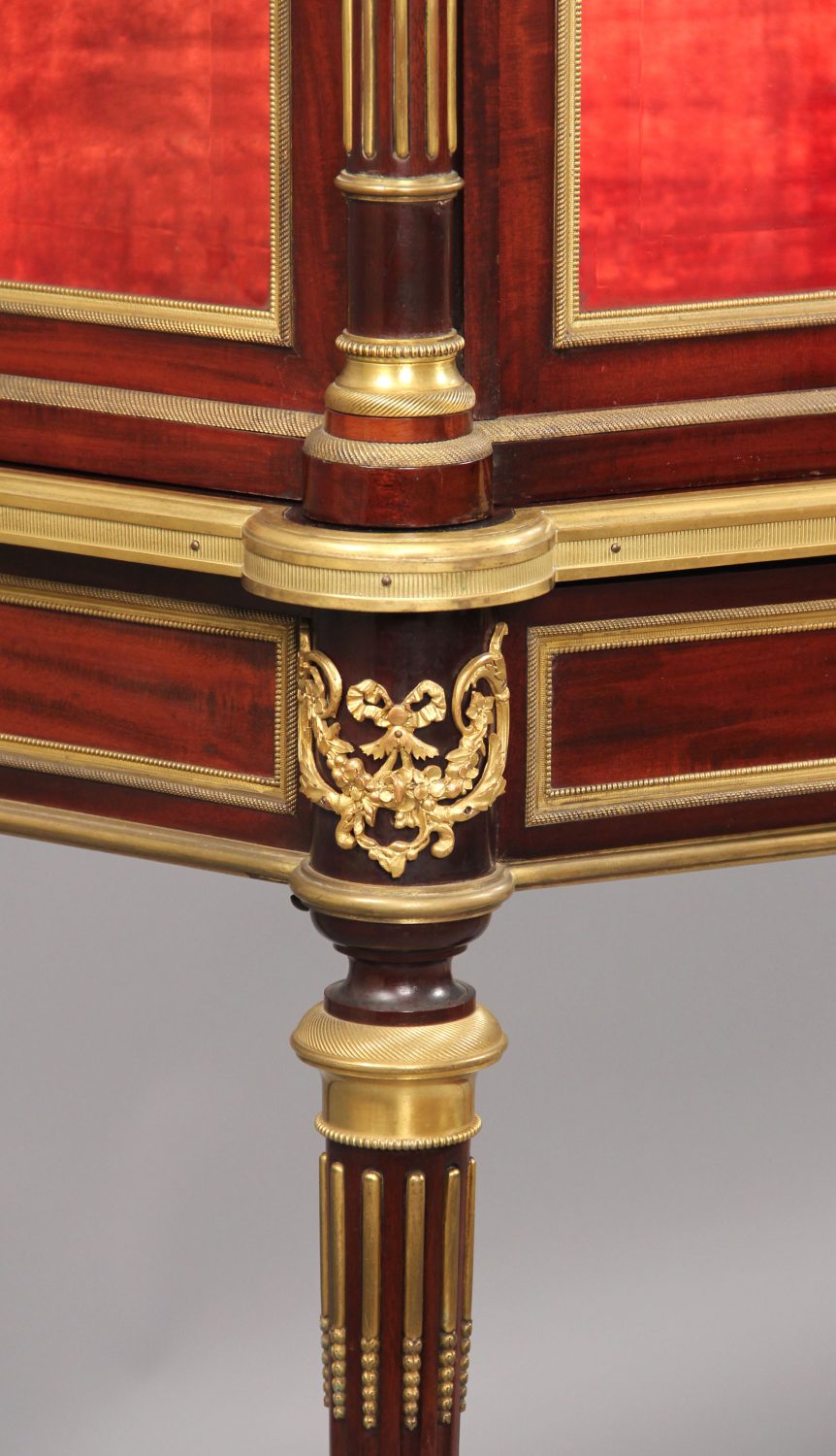 A Late 19th Century Gilt Bronze Mounted Louis XVI Style Vitrine By Paul Sormani - Image 4