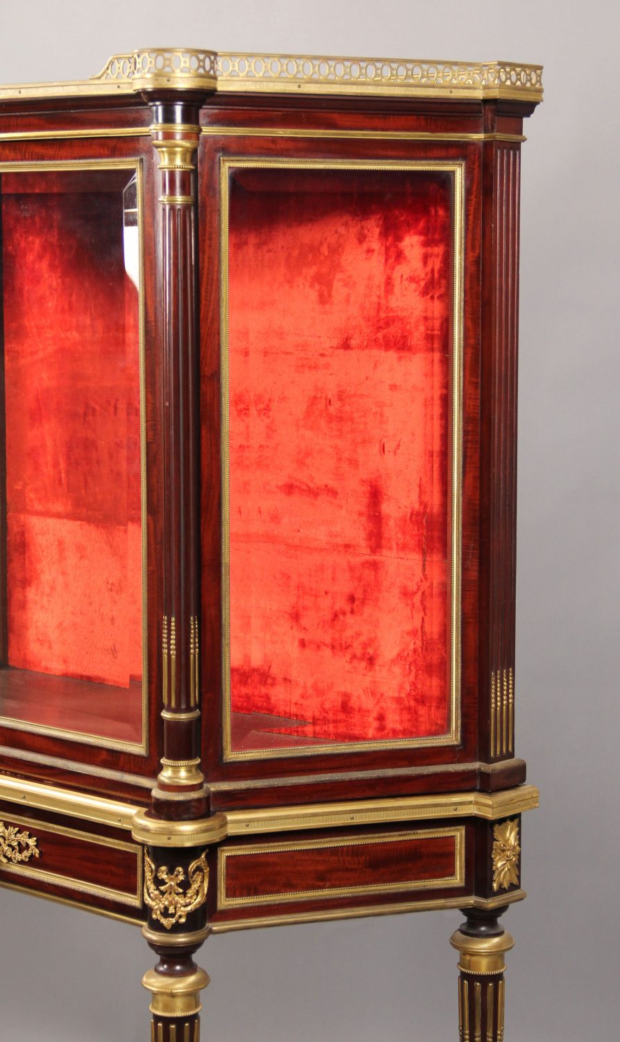 A Late 19th Century Gilt Bronze Mounted Louis XVI Style Vitrine By Paul Sormani - Image 2