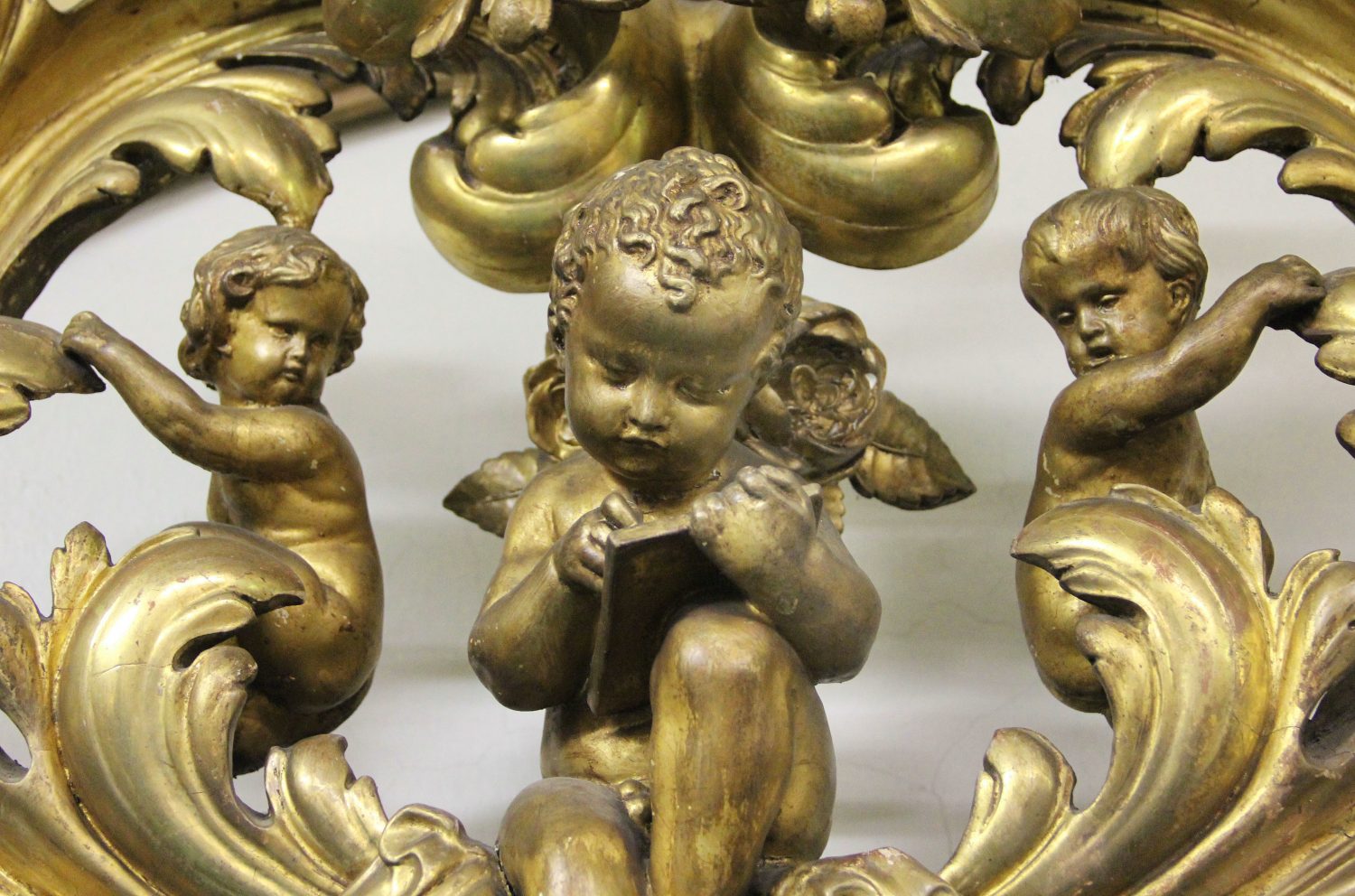 A Very Important Late 19th Century Rococo Style Giltwood and Gesso Mirror - Image 3
