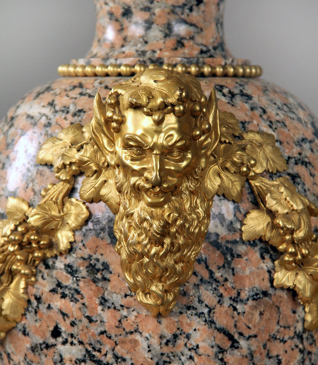 A Fine Pair of Late 19th Century Gilt Bronze Mounted Granite Lamps - Image 2
