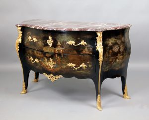 An Exceptional Late 19th Century Louis XV Style Gilt Bronze Mounted Lacquer Commode By Henry Dasson
