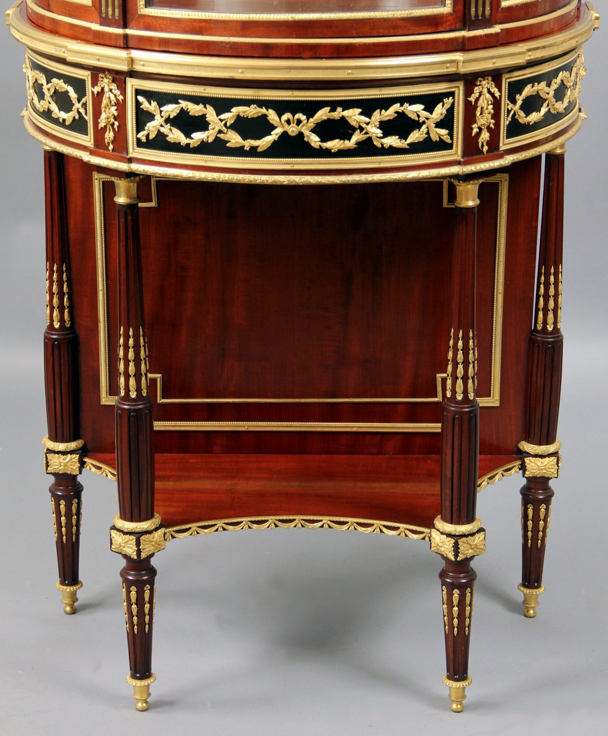 A Very Fine Late 19th Century Louis XVI Style Gilt Bronze Mounted Vitrine - Image 2