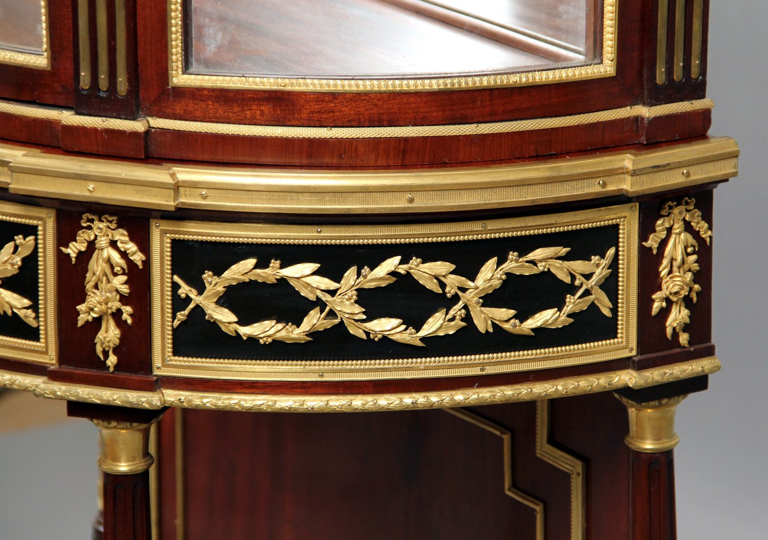 A Very Fine Late 19th Century Louis XVI Style Gilt Bronze Mounted Vitrine - Image 3