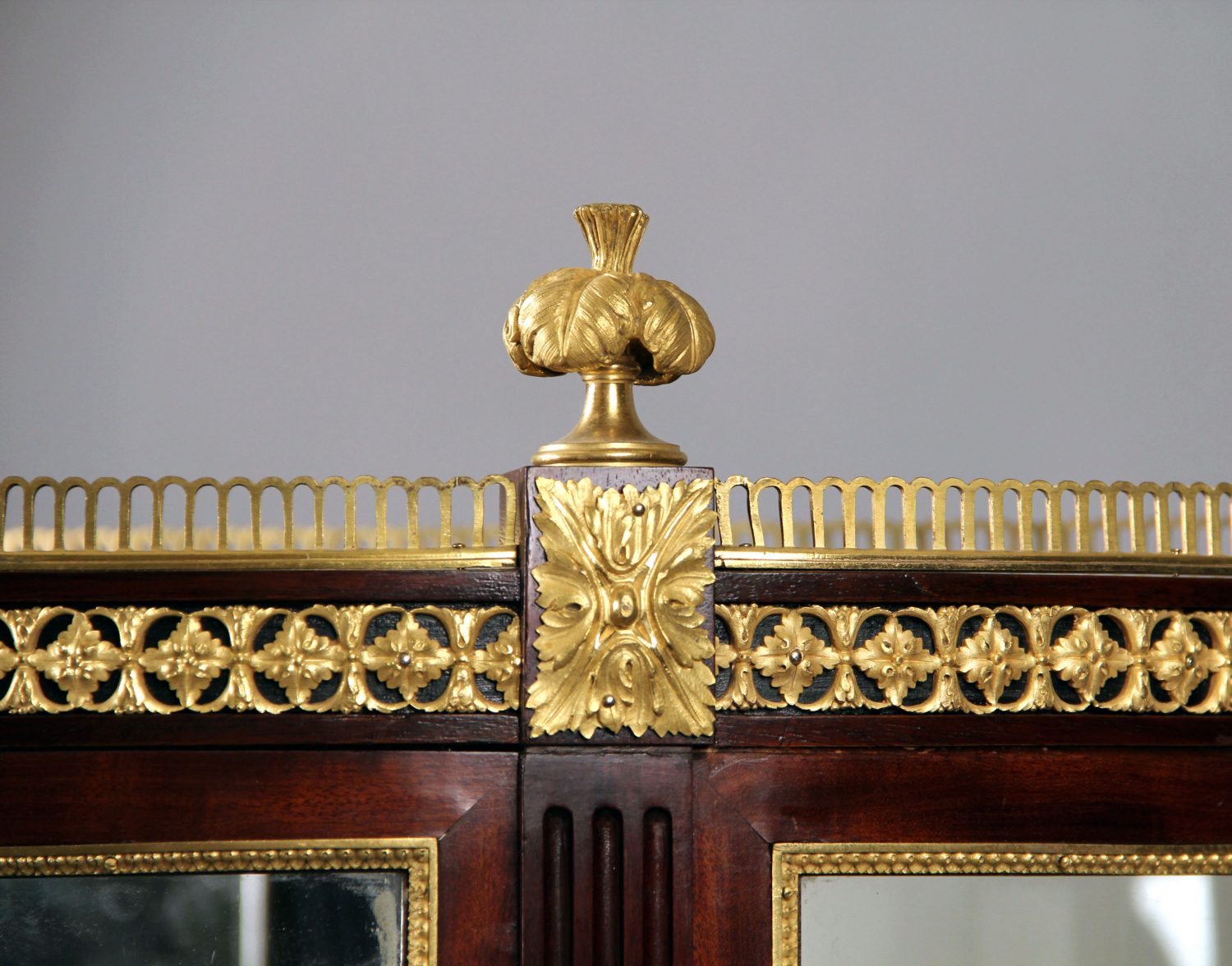 A Very Fine Late 19th Century Louis XVI Style Gilt Bronze Mounted Vitrine - Image 4