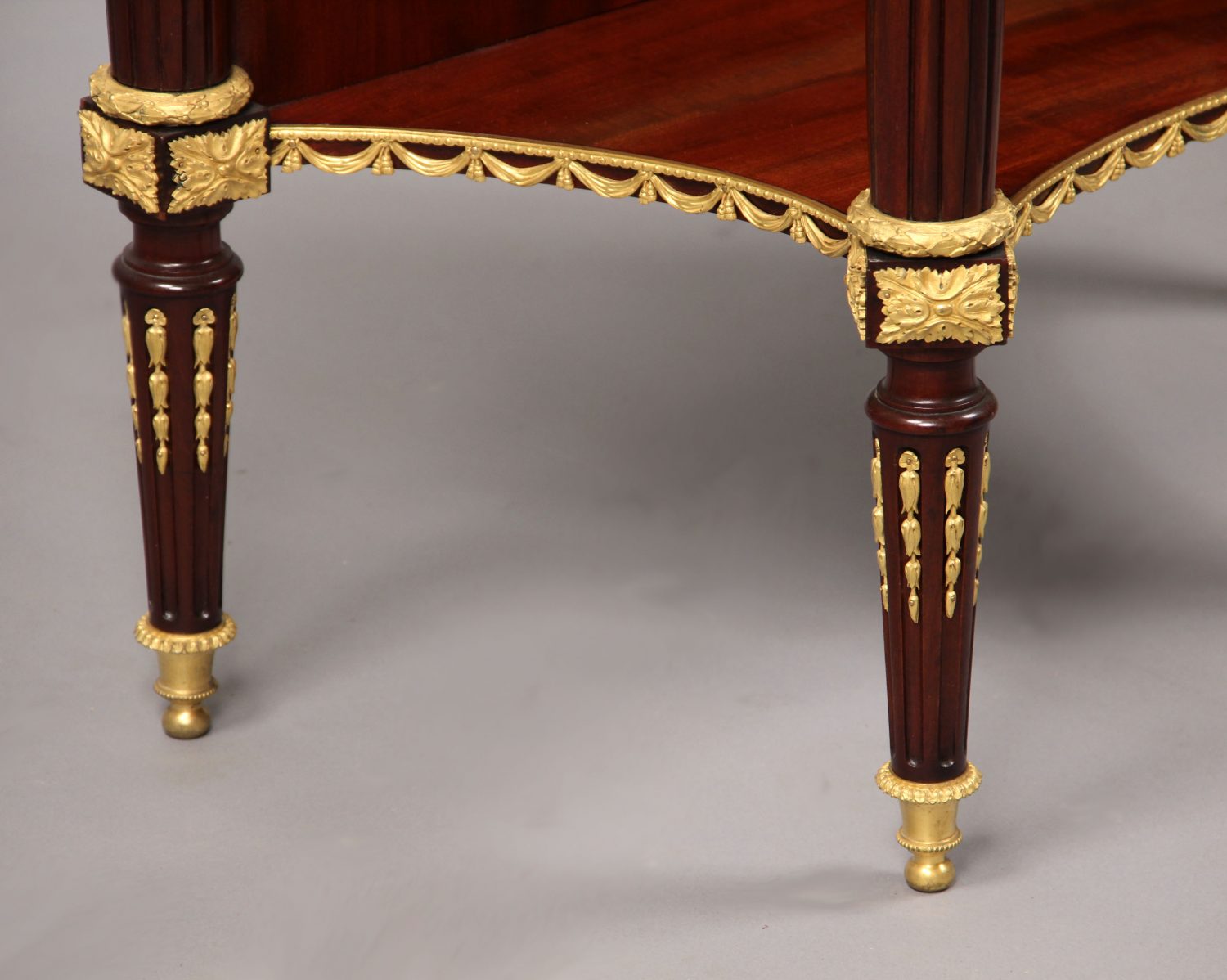A Very Fine Late 19th Century Louis XVI Style Gilt Bronze Mounted Vitrine - Image 5