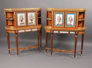Two 19th Century Sevres Style Cabinets