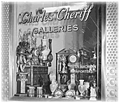 Storefront of Charles Cheriff Galleries in 1951