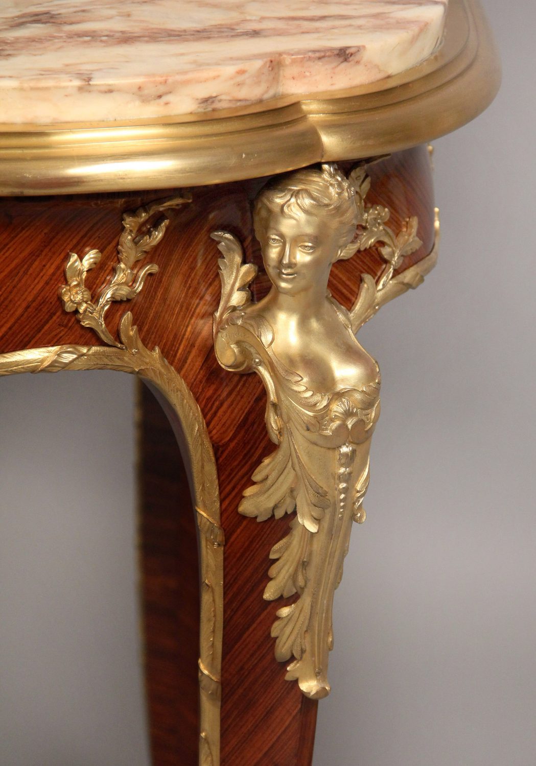 A Superb Late 19th Century Gilt Bronze Mounted Center Table By François Linke - Image 4