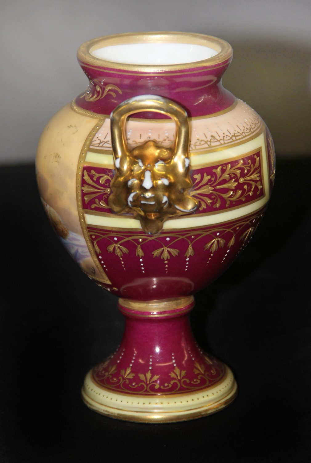 Nice Late 19th Century Sèvres Style Porcelain Vase Entitled "Cupids By Boucher" - Image 3