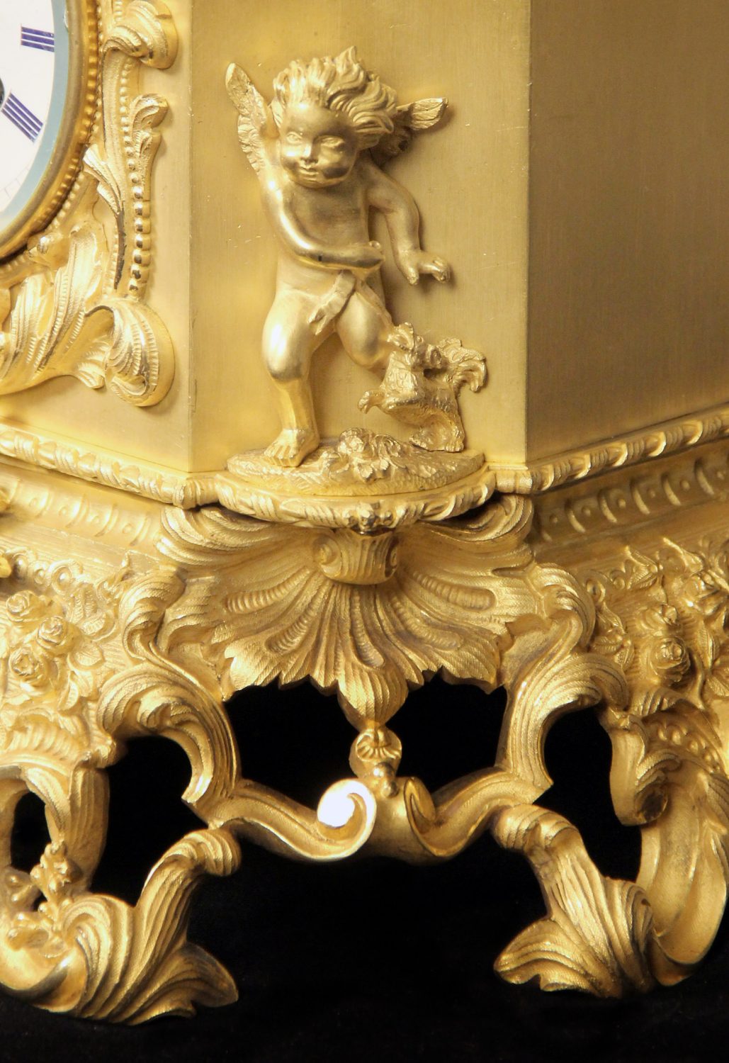 An Outstanding Late 19th Century Gilt Bronze Mantle Clock By Dagrin and Philippe - Image 3