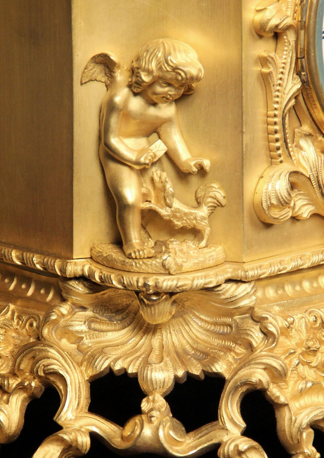 An Outstanding Late 19th Century Gilt Bronze Mantle Clock By Dagrin and Philippe - Image 4