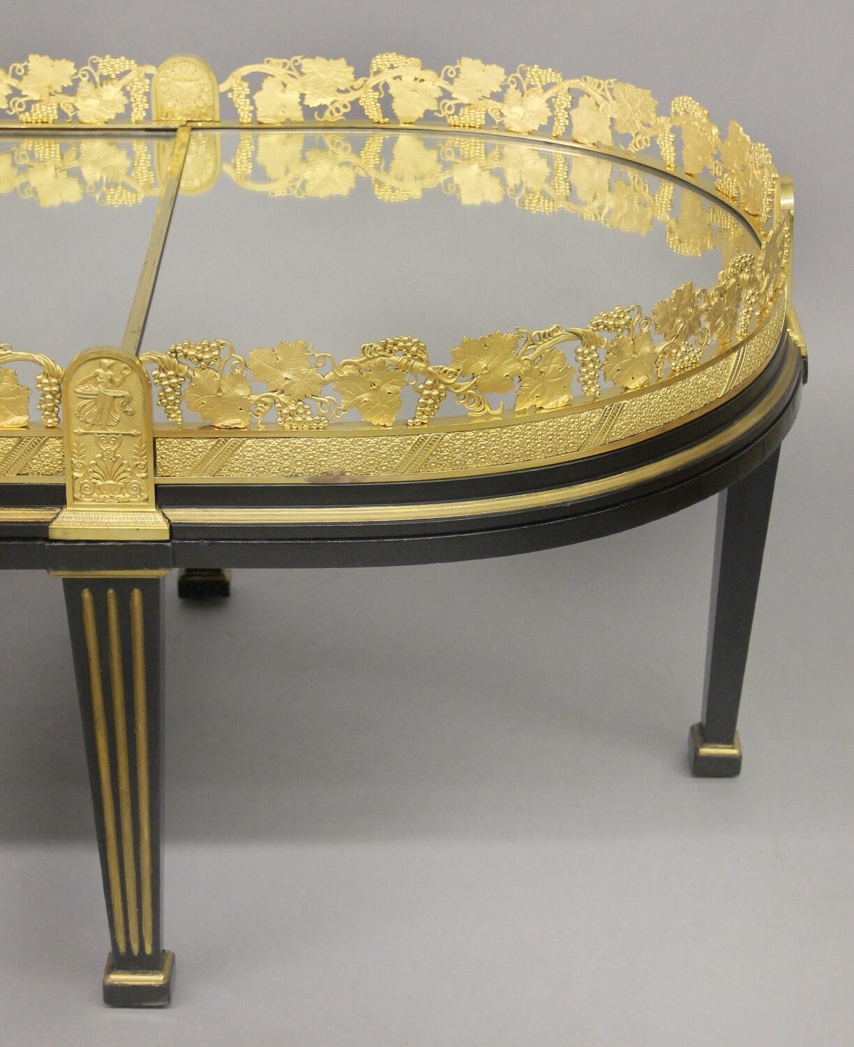 An Excellent Quality Mid 19th Century Gilt Bronze Four Piece Surtout De Table on Low Stands - Image 3