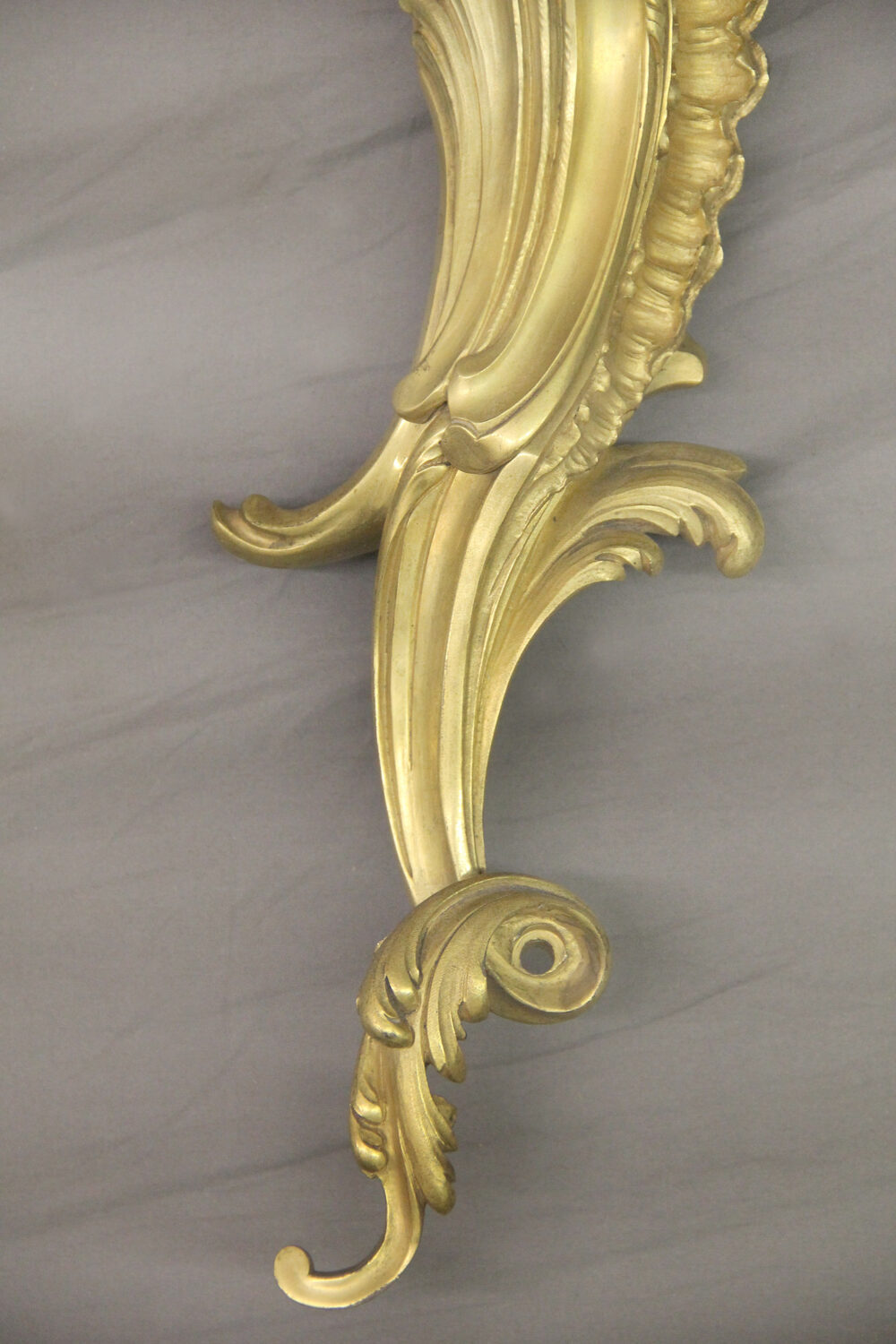 A Very Fine Set of Four Early 20th Century Gilt Bronze Five Light Sconces By Caldwell - Image 5