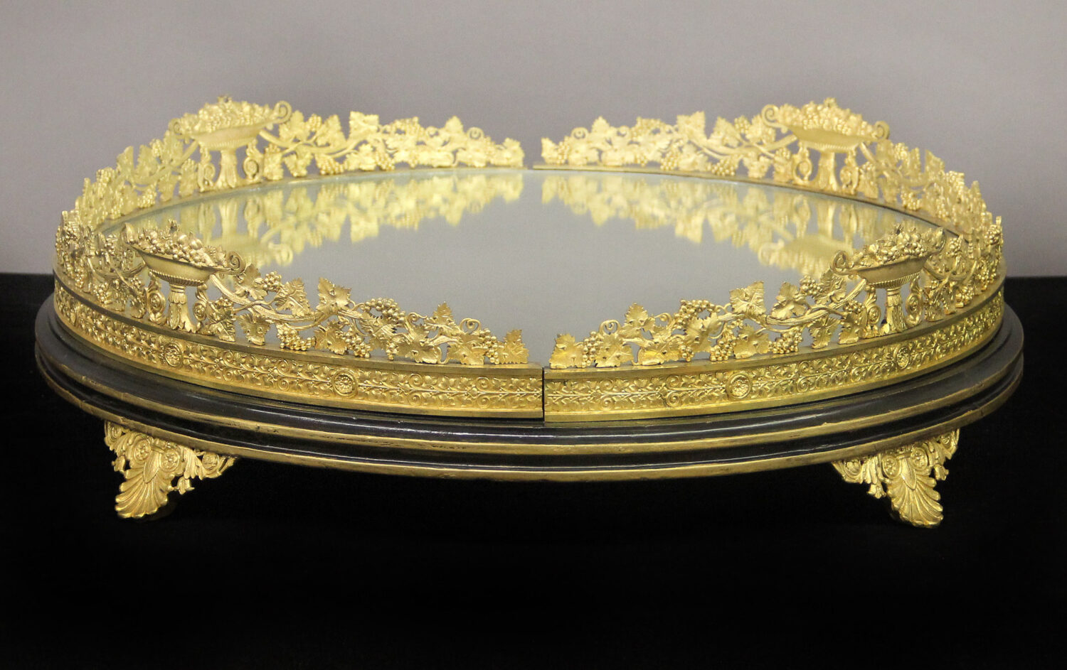 A Fantastic Late 19th Century Gilt Bronze and Mirror Surtout De Table - Image 2