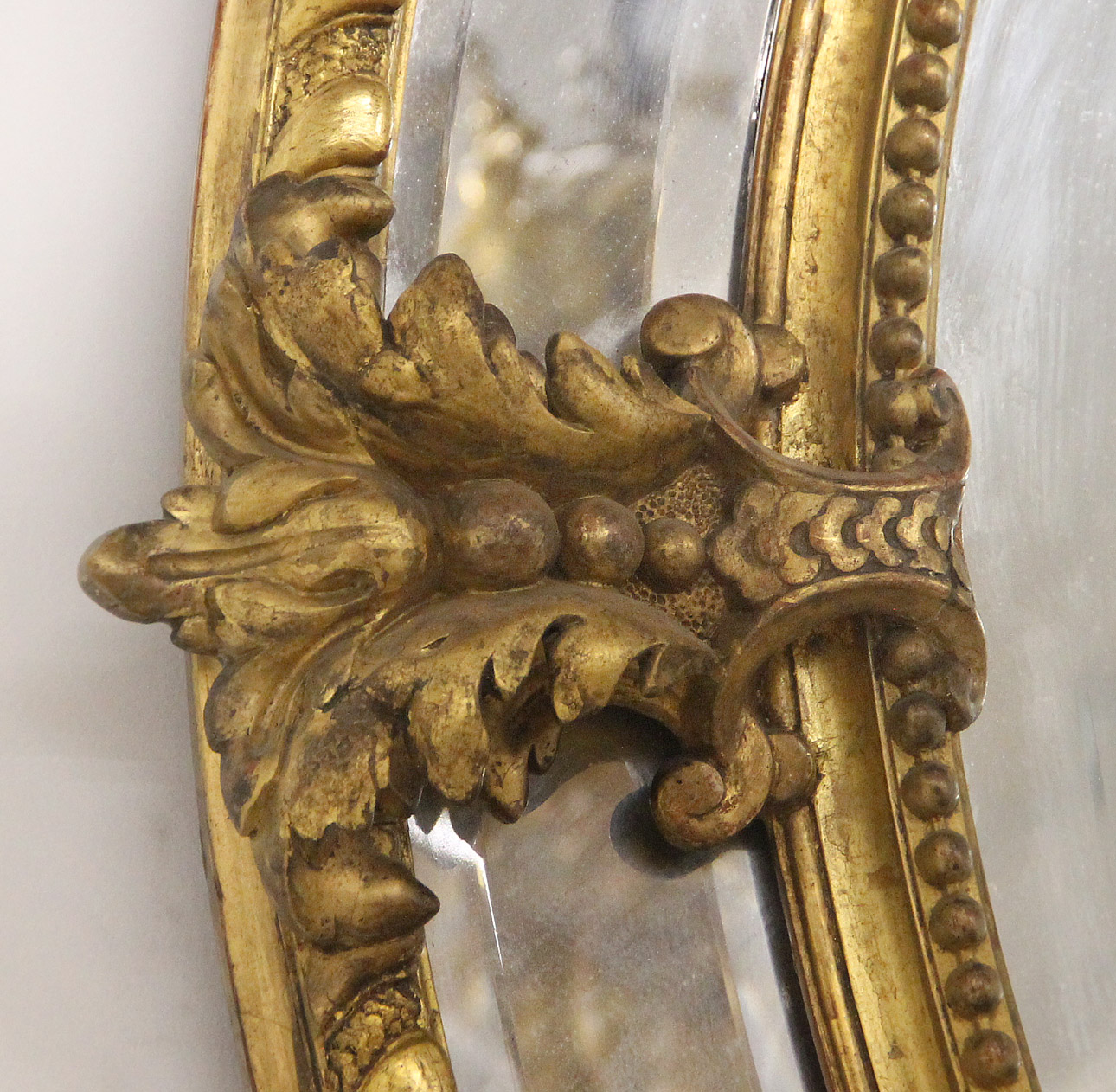 A Very Fine Late 19th Century Carved Giltwood And Gesso Mirror - Image 5