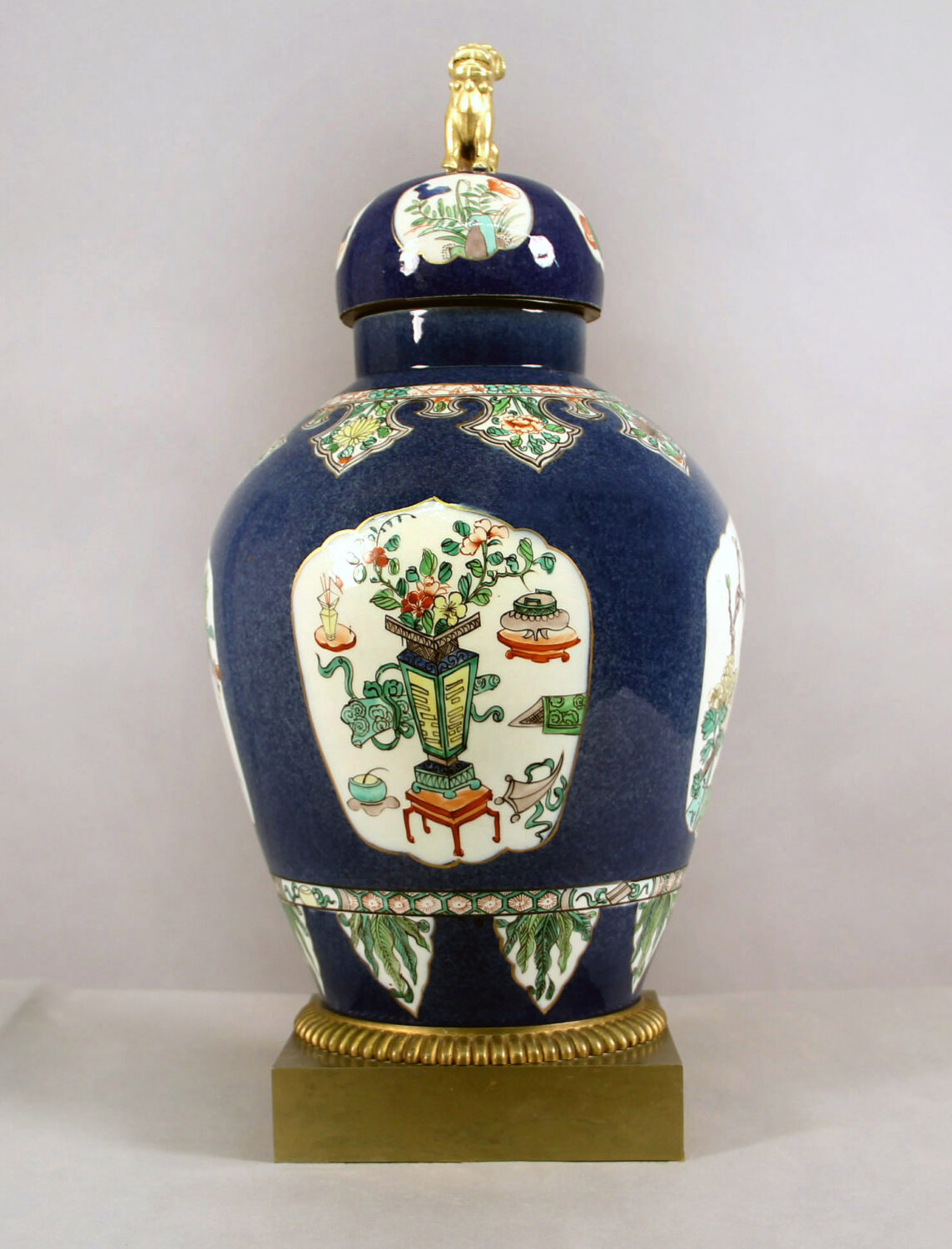 A Late 19th Century Gilt Bronze Mounted Samson Porcelain Oriental Decorative Vase